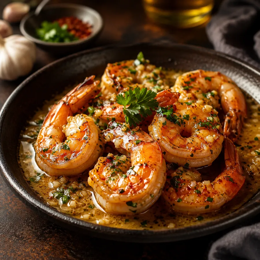 Butter Garlic Prawns