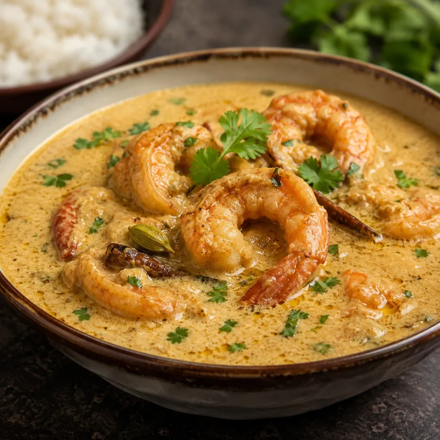 Malai Prawn Curry