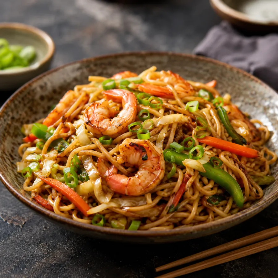 Prawn Hakka Noodles