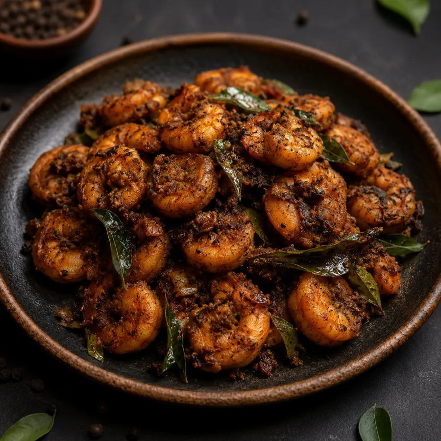 Prawn Pepper Fry